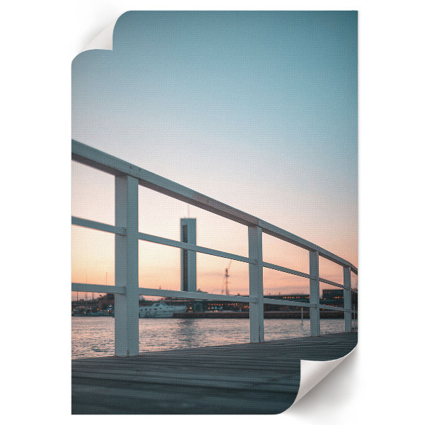 Retro plakát Vatikáni udvar