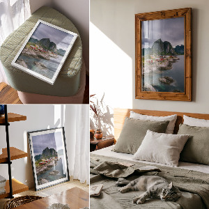 Retro plakát Keleti nő