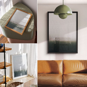 Retro poszter Nők vonalas ábrázolása