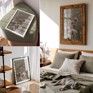 Retro poszter Japán Onsen táj