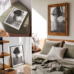 Vintage poszter Városi kikötő