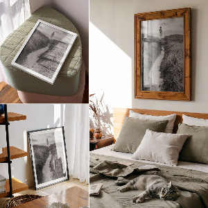 Vintage poszter Autópálya-közlekedés