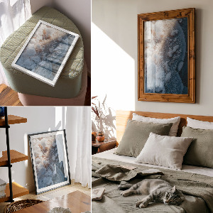 Retro plakát Városi éjszaka