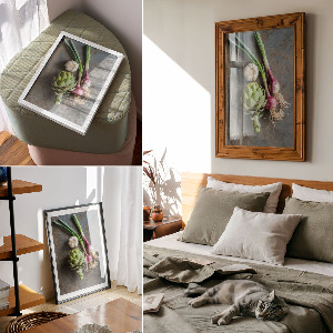 Retro plakát Tengerparti kilátás