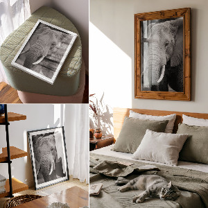 Retro poszter Északi fény