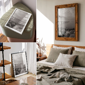 Retro plakát Északi fény