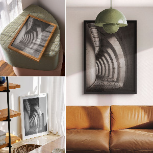 Vintage poszter Két pálmafa