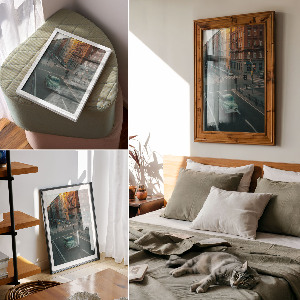 Retro poszter Medve az erdőben