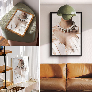 Retro plakát Városi kilátás