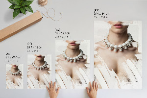 Retro plakát Városi kilátás