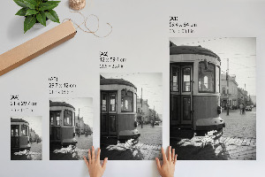 Retro poszter Légi tájkép