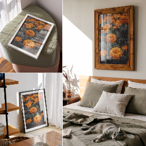 Retro plakát Repülőgép részletei