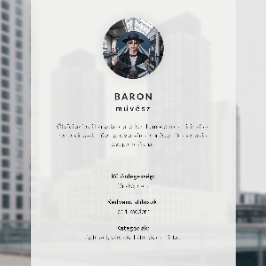 Vintage poszter Városi panoráma