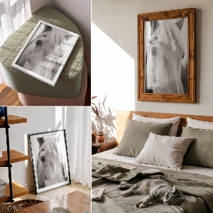 Retro poszter Hegyi fjordok