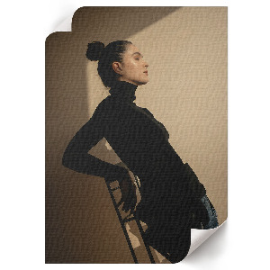 Vintage poszter Szörfös egy hullámon