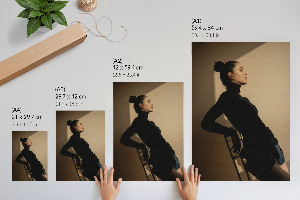 Vintage poszter Szörfös egy hullámon