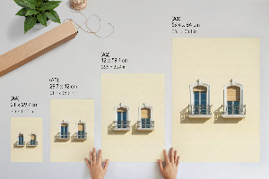 Retro plakát Egy vágtató ló