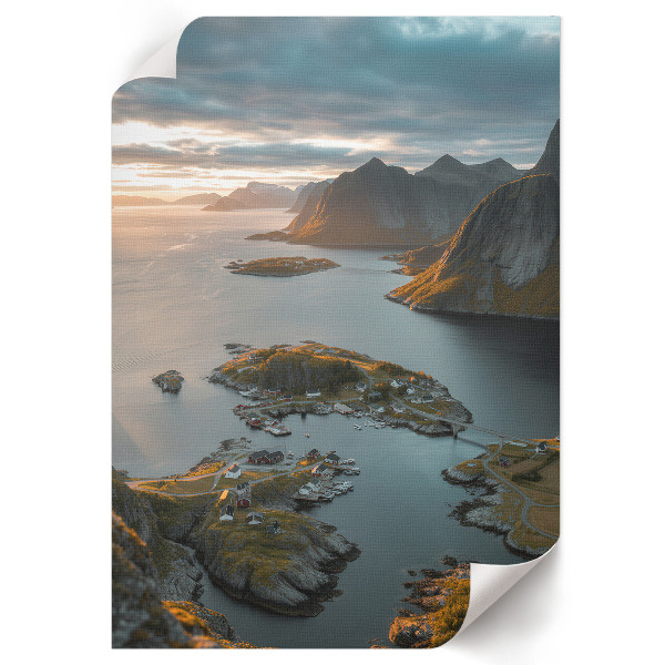 Retro poszter A híd este