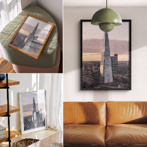 Retro plakát Klasszikus repülőgép