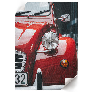 Retro plakát Városi tájkép