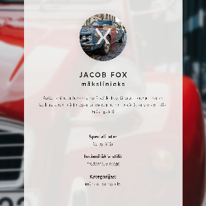 Retro plakát Városi tájkép