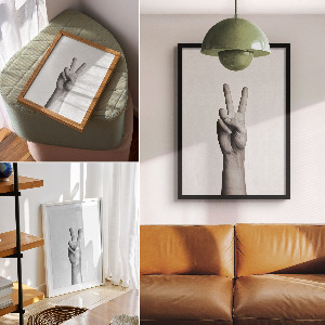 Retro plakát Absztrakt dinamika