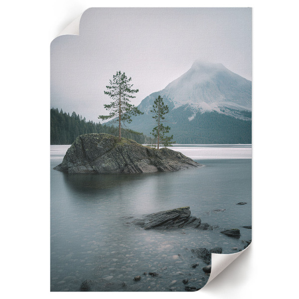 Retro poszter Mopsz illusztráció