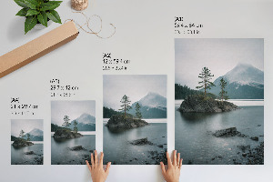 Retro poszter Mopsz illusztráció