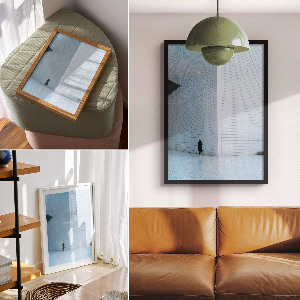 Poszter kép A lány és a madár