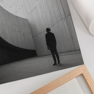 Retro plakát Város éjszaka