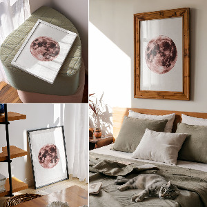 Vintage poszter Neon autó