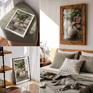 Vintage poszter Hegyi táj