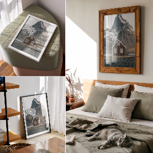 Retro poszter Légi képződmények