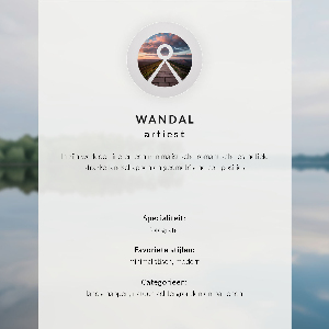 Retro plakát Tengeri tájkép