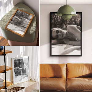 Retro poszter Retro tájkép