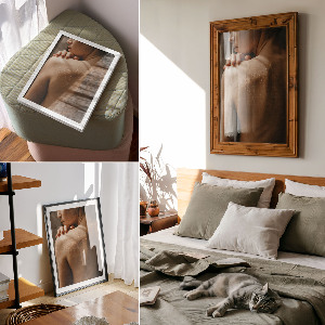 Retro plakát Trópusi strand