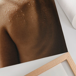 Retro plakát Trópusi strand