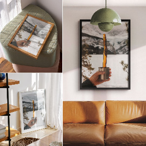 Retro poszter Őszi jávorszarvas