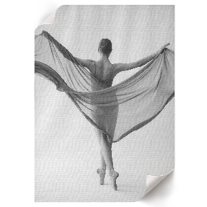 Vintage poszter Tábortűz a tóparton