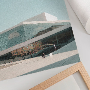 Retro plakát Móló és tó