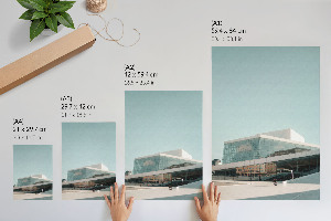 Retro plakát Móló és tó