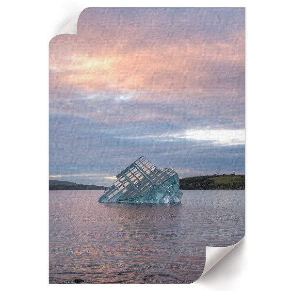 Retro poszter Városi szürkület