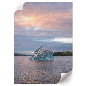 Retro poszter Városi szürkület