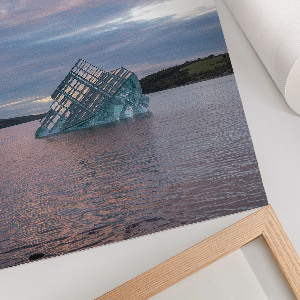 Retro poszter Városi szürkület