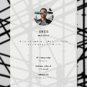 Retro plakát Ipari táj