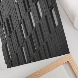 Retro plakát Ipari táj