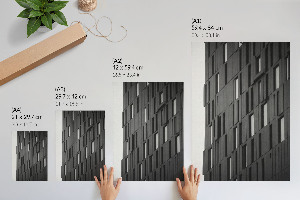 Retro plakát Ipari táj