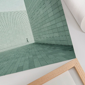 Vintage poszter Város éjszaka