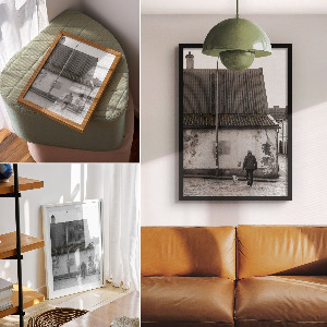 Retro poszter Tengeri tájkép