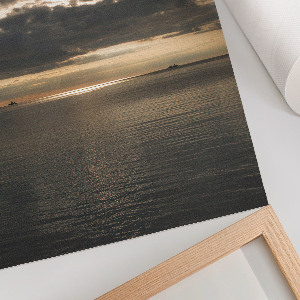 Retro plakát Színes házak